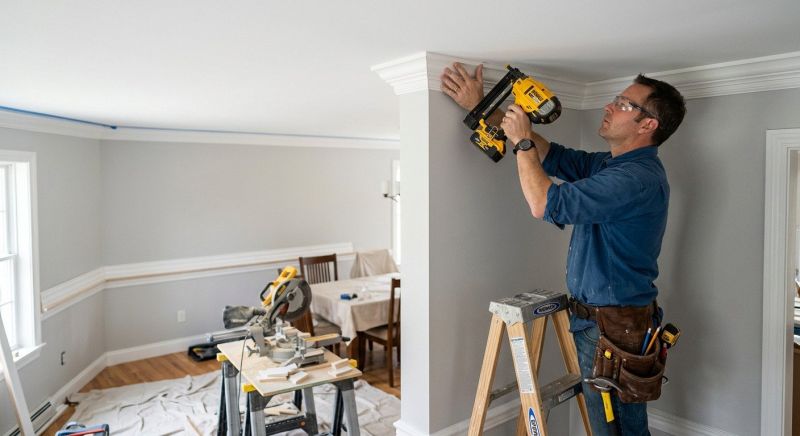 Crown Molding Renovation in Kansas City, KS