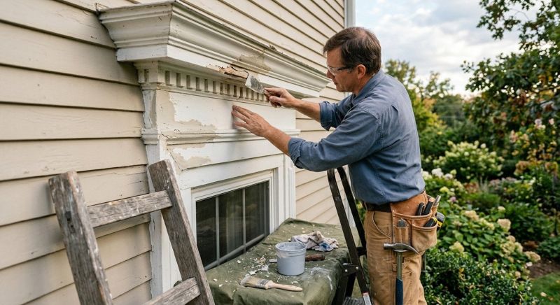 Exterior Door Trim Repair in Conroe, TX