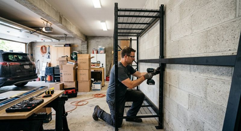 Garage Tool Rack Installation in Alexandria, VA