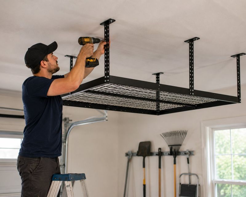 Garage Tool Rack Installation in Leesburg, VA