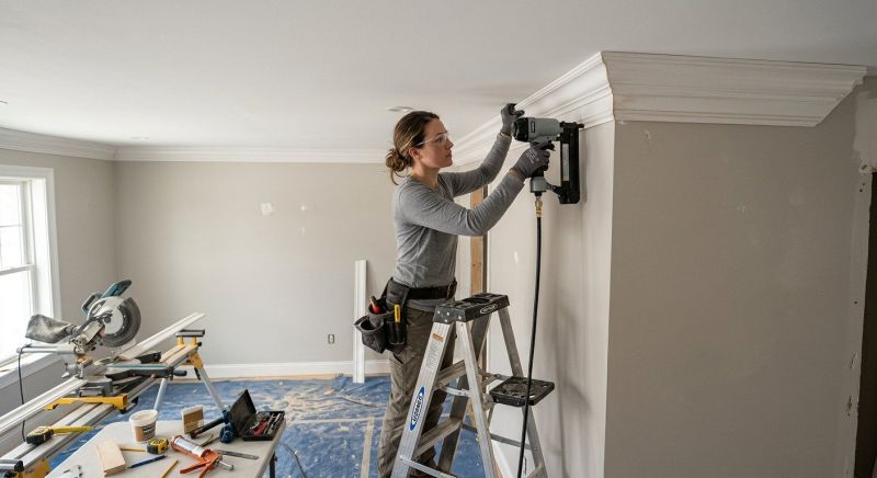 Kitchen Molding Installation in Wilmington, NC
