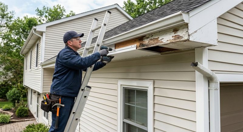 Metal Soffit Repair in Wilmington, NC