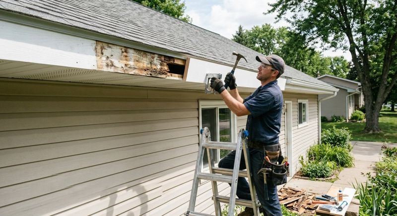 Rotted Fascia Repair in Olathe, KS