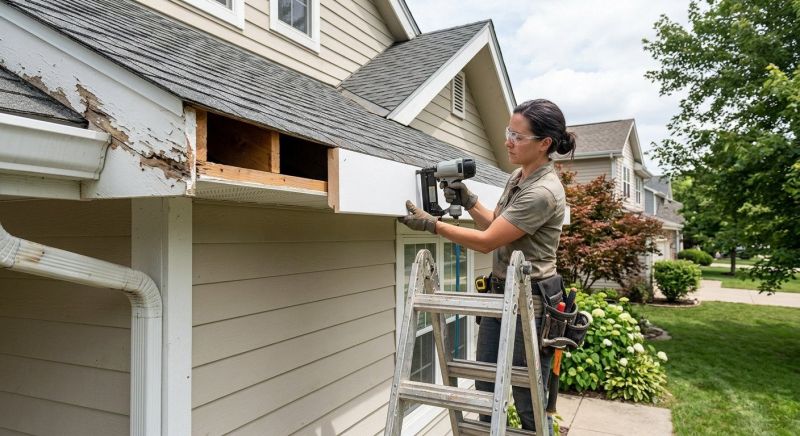 Rotted Fascia Repair in Wilmington, NC