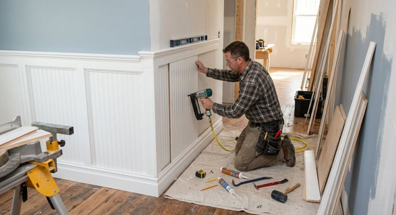 Wall Shiplapping in Wilmington, NC